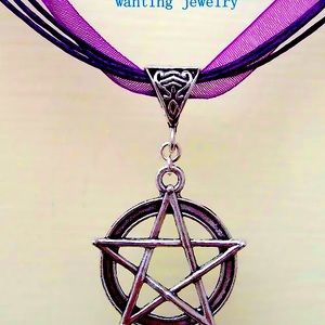 Ribbon Cord Chain Gothic Vintage Jewelry